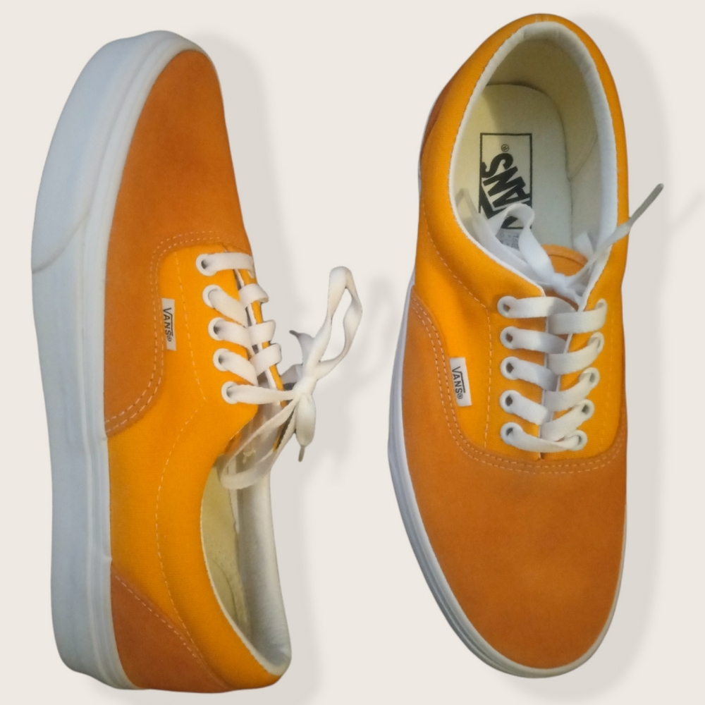 New Vans Era Retro Sport AmberGlow Gold